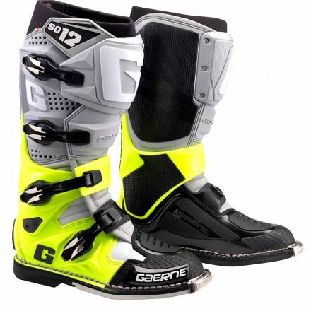 Мотоботы GAERNE SG-12 серые/Hi-Vis желтые/черные 41