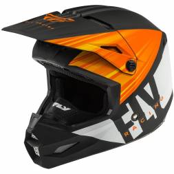 Шлем (кроссовый) FLY RACING KINETIC K220 ECE оранжевый/черный/белый матовый (2020)    XS