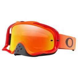 Очки для мотокросса OAKLEY Crowbar Circuit красные-черные / оранжевая Iridium  (OO7025-72)
