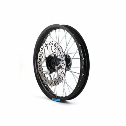 Диск 12&quot;х1,85 в сборе, аллюминевый, черная ступица YCF