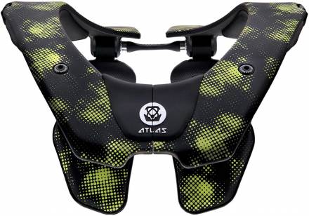 Защита шеи ATLAS AIR Virus черная/желтая (2019)   MD