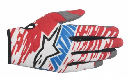 3561416   ALPINESTARS Перчатки RACER BRAAP (красно-белый, 32, XXL)