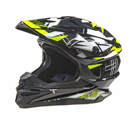 Шлем AiM JK803S Yellow/Black, XXL