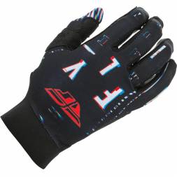 Перчатки FLY RACING PRO LITE GLITCH чёрные/красные/синие (2020)  8
