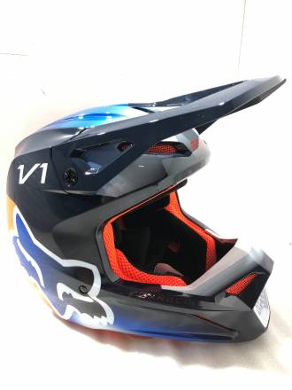 Мотошлем Fox V1 Toxsyk Helmet (Midnight, L, 2023)