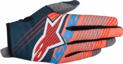 3541917   ALPINESTARS Мотоперчатки детские YOUTH RADAR TRACKER GLOVES (голубо-оранжевый, 7074, XS)
