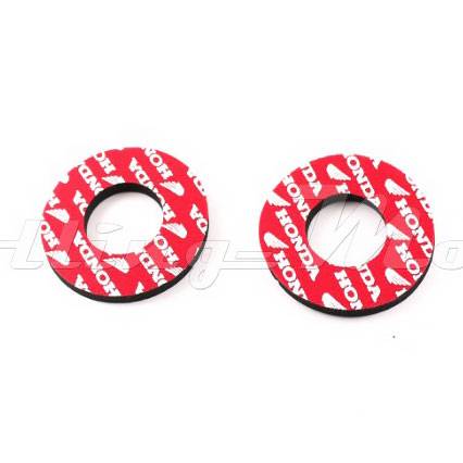 Ограничители (донаты) ручек руля SM-PARTS Honda красные