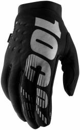 Мотоперчатки подростковые 100% Brisker Youth Glove Black/Grey  M (10016-057-05)