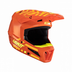 Мотошлем подростковый Leatt Moto 3.5 Junior Helmet (Citrus, M, 2024 (1024060640))