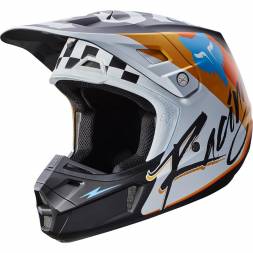 Мотошлем Fox V2 Rohr Helmet White XL 61-62cm (17375-008-XL)