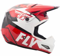 Шлем (кроссовый) FLY RACING ELITE GUILD красный/белый/чёрный (2018)    XS