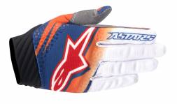 ALPINESTARS Перчатки TECHSTAR VENOM (оранжево-бело-темно-синий, 429, XL)