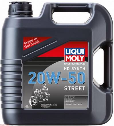 Масло Liqui Moly 20w50 street  HD SYNTH 1L