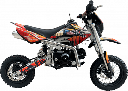 Питбайк BSE EVO 110e Samurai SA 12/10 (Полуавтоматическая КПП) MSD