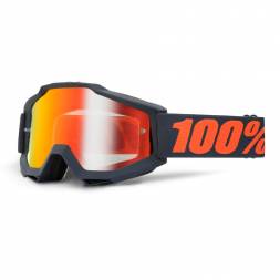 Очки 100% Accuri Matte Gunmetal / Mirror Red Lens (50210-025-02)
