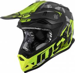 Шлем детский (кроссовый) JUST1 J32 YOUTH SWAT Hi-Vis желтый/черный матовый   YS