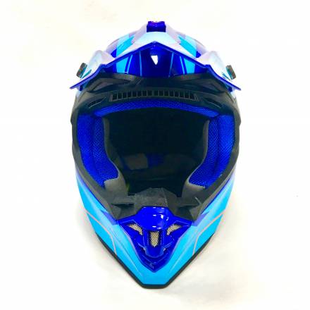 Мотошлем FS - 607 SDH (Glossy Blue Light Blue, S)