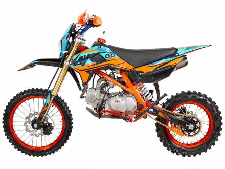 Питбайк KAYO EVOLUTION YX140EM 17/14 KRZ (механ. сцепл., эл. стартер 2022 г.) (, заводская упаковка, 1560012-789-1740) MSD