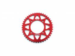 Звезда ведомая аллюминиевая питбайк 428-43T красная  SM-PARTS