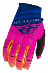Перчатки FLY RACING KINETIC K220 синие/сиреневые/оранжевые (2020) 10