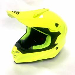 Мотошлем FS - 607 SOLID (Fluo Yellow, L)