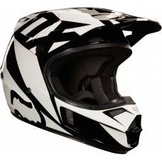 Мотошлем подростковый Fox V1 Race Youth Helmet Black M 48.9-50.2cm (19542-001-M)