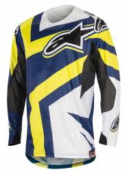 3761016   ALPINESTARS Майка кроссовая TECHSTAR (темно синий-бюризово-зеленый, 716, L)
