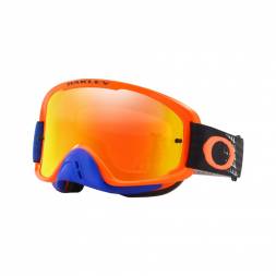 Очки для мотокросса OAKLEY O-Frame 2.0 Dissolve оранжевые-синие / красная 24K Iridium (OO7068-41)