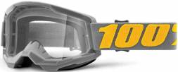 Очки кроссовые 100% STRATA MX Grey-Yellow