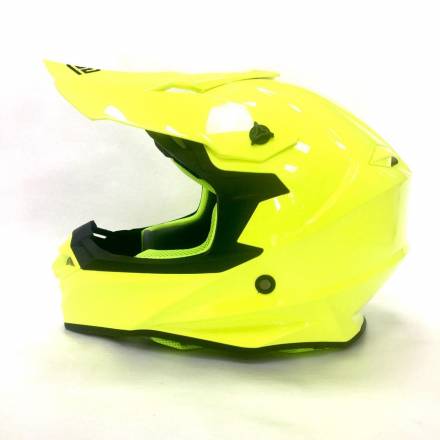 Мотошлем FS - 607 SOLID (Fluo Yellow, S)