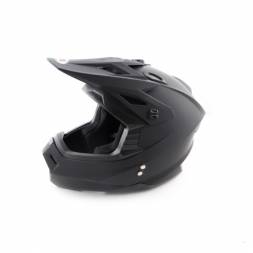 Шлем (кроссовый) Ataki MX801 Solid черный матовый  L