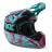 Мотошлем Fox V1 Nuklr Helmet (Teal, XL, 2023 (29663-176-XL))