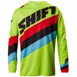 Мотоджерси Shift White Tarmac Jersey Flow Yellow S (17213-130-S)