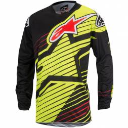 3771417   ALPINESTARS Майка кроссовая детская YOUTH RACER BRAAP JERSEY (желто-черный, 551, L)