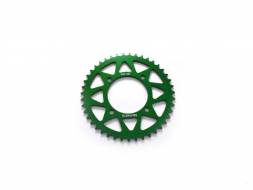 Звезда ведомая аллюминиевая питбайк 420-43T зеленая  SM-PARTS