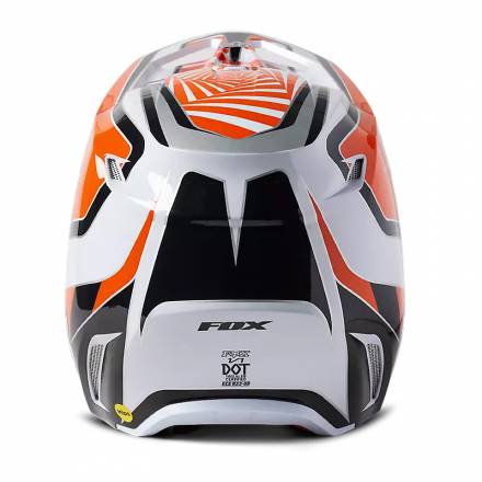 Мотошлем подростковый Fox V1 Leed Youth Helmet (Flow Orange, YS, 2023 (29729-824-YS))