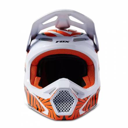 Мотошлем подростковый Fox V1 Leed Youth Helmet (Flow Orange, YS, 2023 (29729-824-YS))