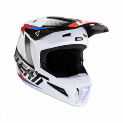 Мотошлем Leatt Moto 2.5 Helmet (Black/White, M, 2024 (1024060482))