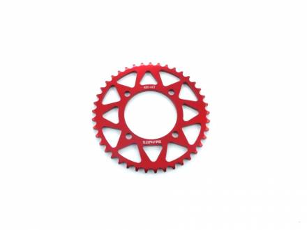 Звезда ведомая аллюминиевая питбайк 420-41T красная  SM-PARTS