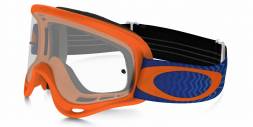 Очки для мотокросса OAKLEY O-Frame 2.0 Solid оранжевые-серые / прозрачная (OO7068-37)