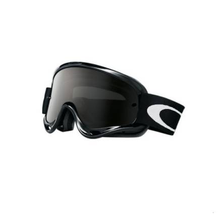 Очки для мотокросса OAKLEY O-Frame Solid черные глянцевые / светло-серая  (01-628)