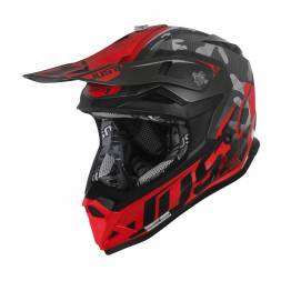 Шлем детский (кроссовый) JUST1 J32 YOUTH SWAT Hi-Vis красный/черный матовый YL