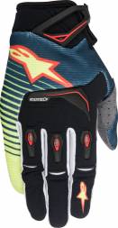 3560016   ALPINESTARS Перчатки TECHSTAR VENOM (зелено-сине-бордовый, 663, L)