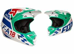 Мотошлем Fox V1 Sayak Helmet Green XS 53-54cm (19534-004-XS)