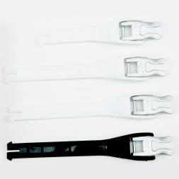 Фиксатор ремешка белый (компл.4шт.) FLY RACING размеры  7&quot;- 15&quot;