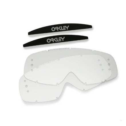Линзы Oakley O-Frame LEXAN прозрачные одинарные для перемотки Roll-Off 2 шт. (02-891)