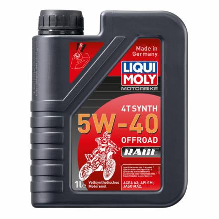 3018 LiquiMoly Синт. мот.масло д/4-т.мотоц. Motorbike 4T Synth Offroad Race 5W-40 SM/A3 (1л)