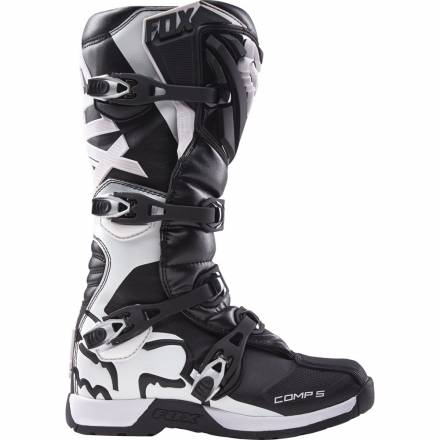 Мотоботы подростковые Fox Comp 5 Youth Boot Black Y6 (16449-001-6)