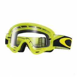 Очки для мотокросса детские OAKLEY O-Frame XS Heritage Hi-Viz желтые /прозрачная (OO7030-08)