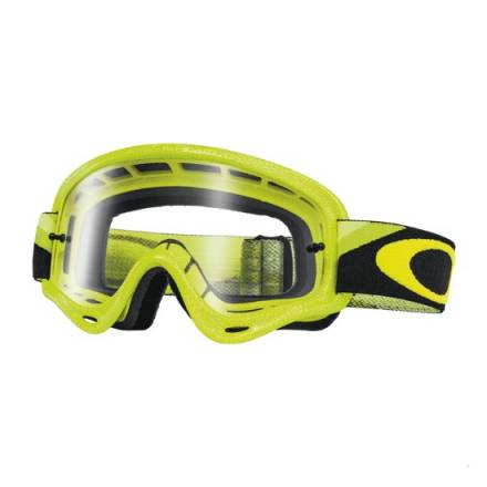Очки для мотокросса детские OAKLEY O-Frame XS Heritage Hi-Viz желтые /прозрачная (OO7030-08)